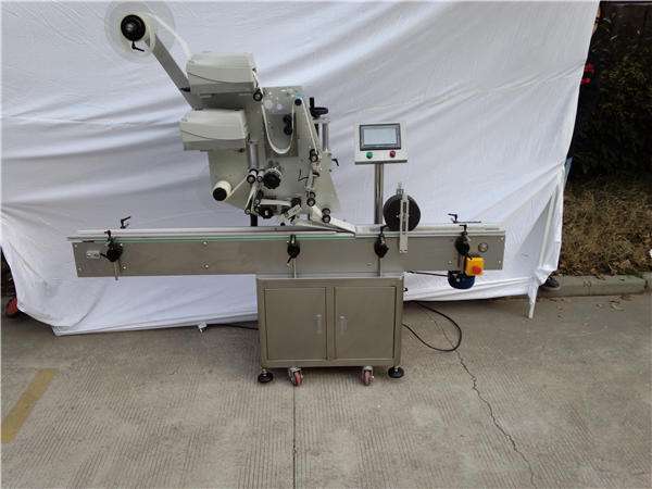 Peiriant Labelu Plân Sticer Awtomatig ar gyfer Potel Fflat 