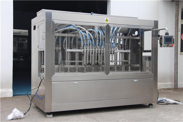 Peiriant llenwi mêl cwbl awtomatig mewn poteli 