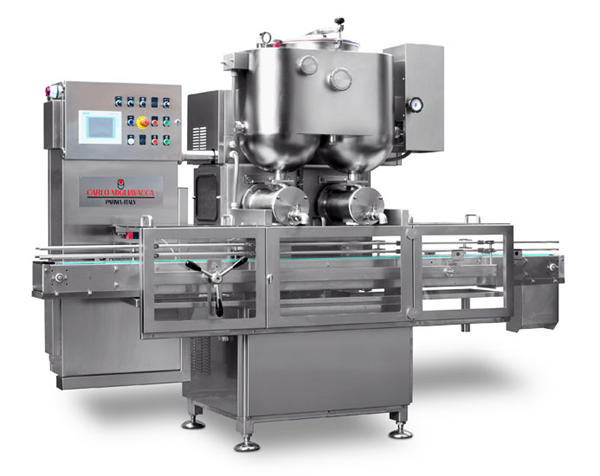 Peiriant Llenwi Jam Ffrwythau Lled-Awtomatig Pennau Dwbl 