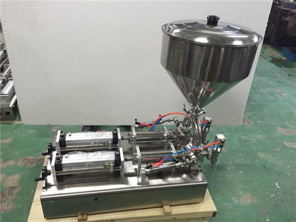 Peiriant Llenwi Jam Mefus Penau Dwbl a Ddefnyddir yn Eang 