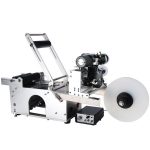 Peiriant Labelu Potel Rownd Lled-Awtomatig