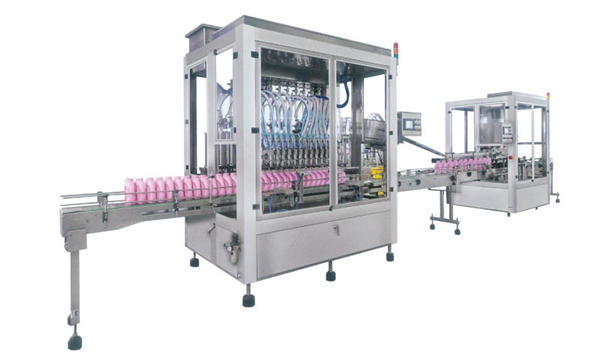 Peiriant llenwi glanedydd awtomatig dur gwrthstaen